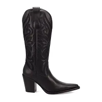 Dingo Womens Hensley Block Heel Cowboy Boots