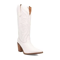 Dingo Womens Hensley Block Heel Cowboy Boots