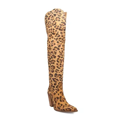 Dingo Womens Diva Stacked Heel Cowboy Boots
