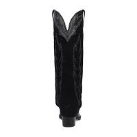 Dingo Womens Wild Fire Block Heel Cowboy Boots