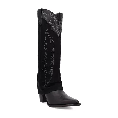 Dingo Womens Wild Fire Block Heel Cowboy Boots