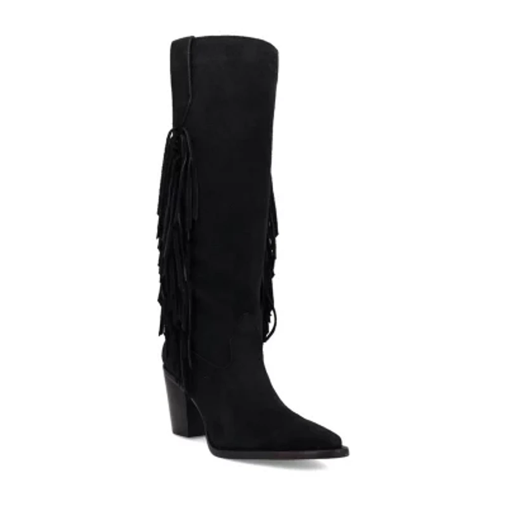 Dingo Womens Twister Block Heel Cowboy Boots