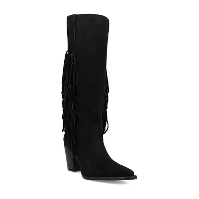 Dingo Womens Twister Block Heel Cowboy Boots