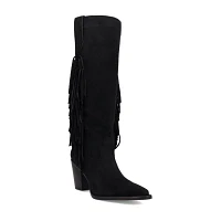 Dingo Womens Twister Block Heel Cowboy Boots