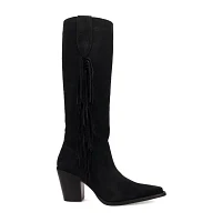 Dingo Womens Twister Block Heel Cowboy Boots