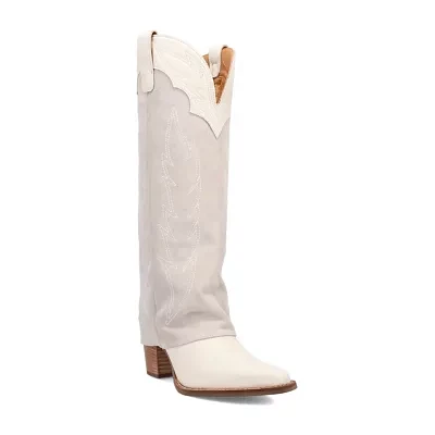 Dingo Womens Wild Fire Block Heel Cowboy Boots