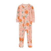 Carter's Toddler Girls Footed Long Sleeve One Piece Pajama