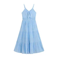 Byer California Big Girls Sleeveless Dots Maxi Dress