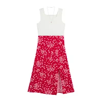 Byer California Big Girls Sleeveless A-Line Dress