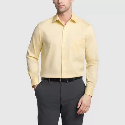 Van Heusen Ultra Wrinkle Free Mens Regular Fit Stretch Fabric Long Sleeve Dress Shirt