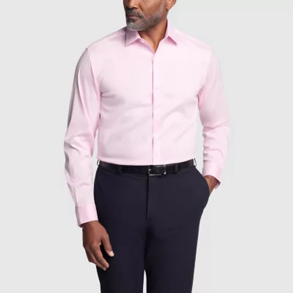 Van Heusen Ultra Wrinkle Free Mens Slim Fit Stretch Fabric Long Sleeve Dress Shirt