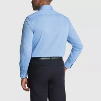 Van Heusen Ultra Wrinkle Free Mens Slim Fit Stretch Fabric Long Sleeve Dress Shirt