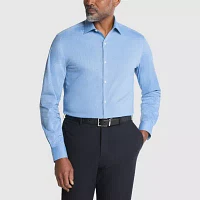 Van Heusen Ultra Wrinkle Free Mens Slim Fit Stretch Fabric Long Sleeve Dress Shirt