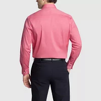 Van Heusen Everyday Defense Mens Regular Fit Stretch Fabric Wrinkle Free Long Sleeve Dress Shirt