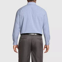 Van Heusen Comfort Performance Mens Big & Tall Classic Fit Stretch Fabric Wrinkle Free Long Sleeve Dress Shirt