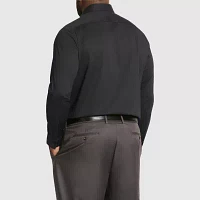 Van Heusen Everyday Defense Mens Big & Tall Classic Fit Stretch Fabric Wrinkle Free Long Sleeve Dress Shirt