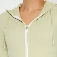 Forever 21 Hooded Lightweight Womens Juniors Active Track Jacket