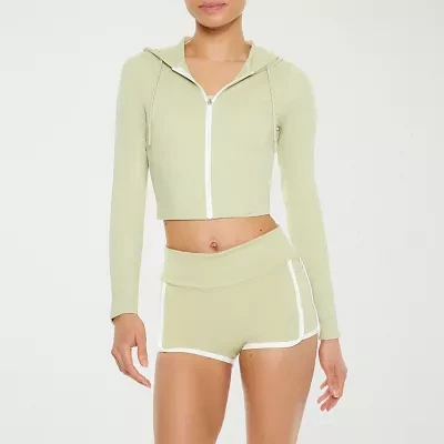 Forever 21 Hooded Lightweight Womens Juniors Active Track Jacket