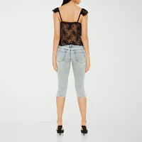 Forever 21 Juniors Womens Low Rise Capri Jean