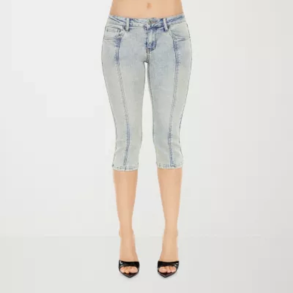 Forever 21 Juniors Womens Low Rise Capri Jean