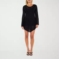 Forever 21 Womens Long Sleeve A-Line Dress Juniors