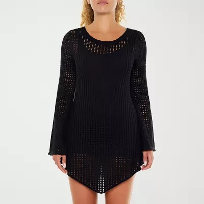 Forever 21 Womens Long Sleeve A-Line Dress Juniors