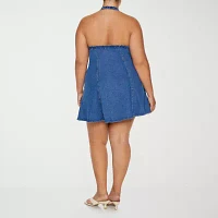 Forever 21 Womens Sleeveless Fit + Flare Dress Juniors Plus
