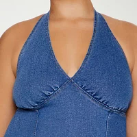 Forever 21 Womens Sleeveless Fit + Flare Dress Juniors Plus