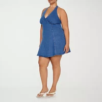 Forever 21 Womens Sleeveless Fit + Flare Dress Juniors Plus