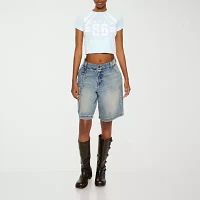 Forever 21 Womens Juniors Crew Neck Short Sleeve T-Shirt