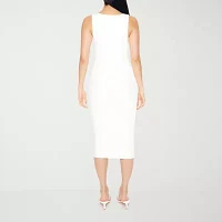 Forever 21 Womens Sleeveless Midi Bodycon Dress Juniors