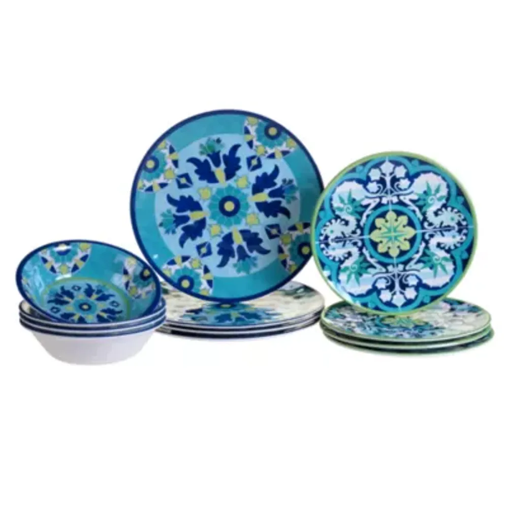 Certified International Granada 12-pc. Melamine Dinnerware Set