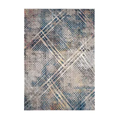 Safavieh Monray Collection Lucetta Geometric RoundArea Rug