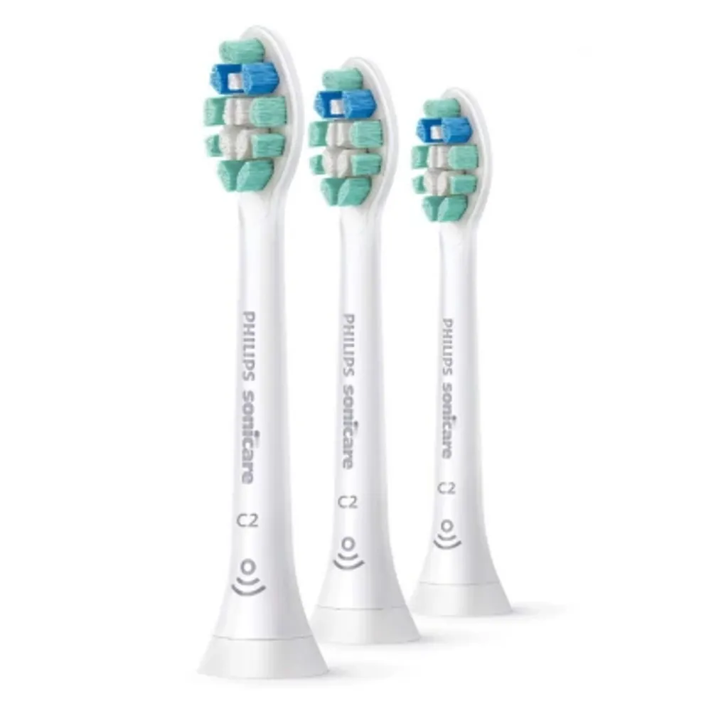 Philips Sonicare HX9023/65 Plaque Control Toothbrush Head, 3-Pack