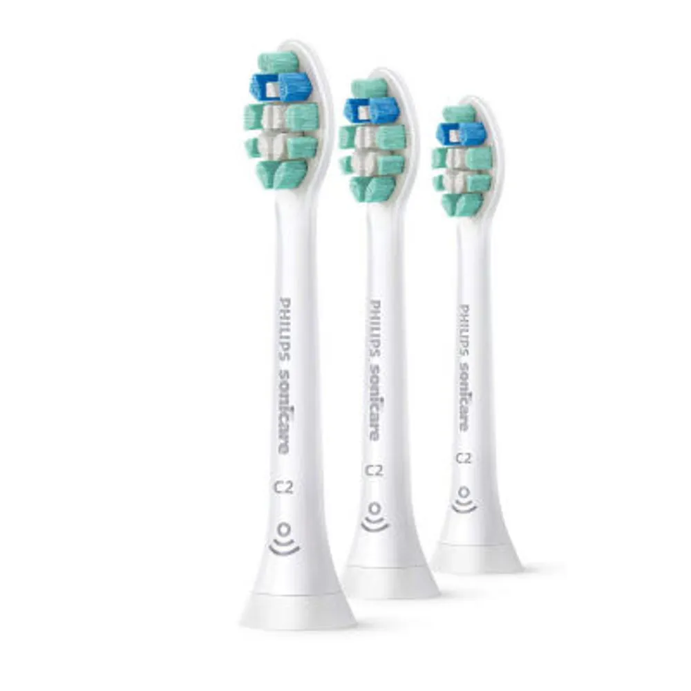 Philips Sonicare HX9023/65 Plaque Control Toothbrush Head, 3-Pack