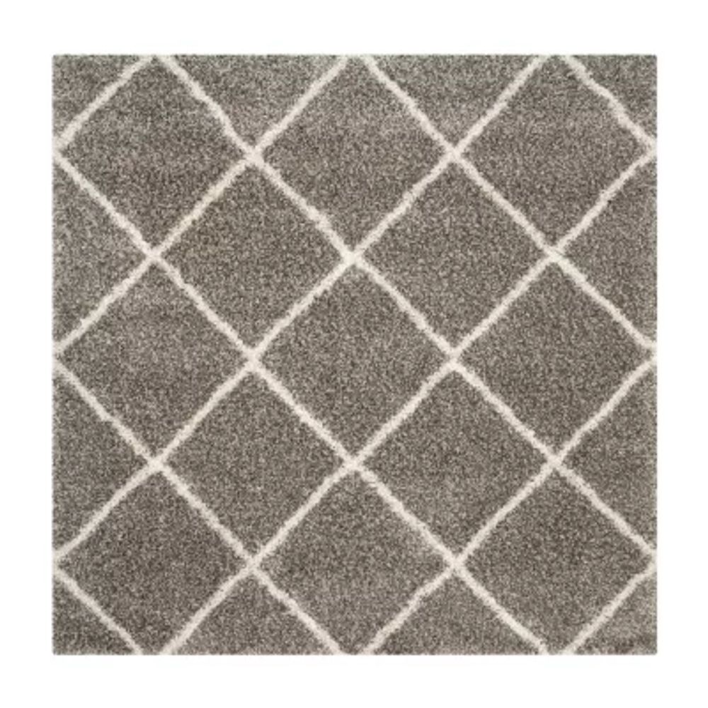 Safavieh Hudson Shag Collection Salome Geometric Square Area Rug