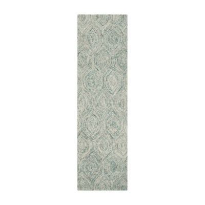 Safavieh Ikat Collection Cheshunt Geometric Runner Rug