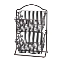 Gourmet Basics by Mikasa Band And Stripe 2 Tier Hanging Basket