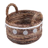 Baum Banana Capiz Decorative Storage Basket