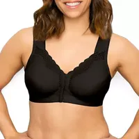 Exquisite Form® Women's FULLY Wireless Cotton Back & Posture Support Bra with Front Closure Lace- 5100531