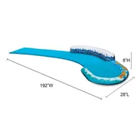 Banzai Speed Curve Inflatable Water Slide Pool Toy