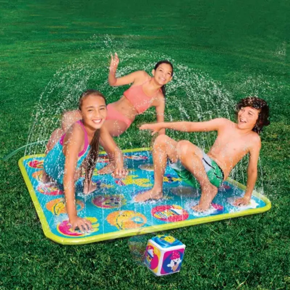 Banzai Twist N Turn Challenge Sprinkler Game - Outdoor Toy