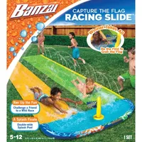 Banzai Capture The Flag Racing Water Slide (16 Feet Long)