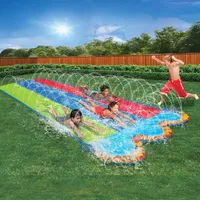 Banzai Kids Triple Racer Water Slide- 16 Feet Long Water Slides