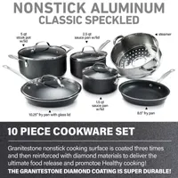 Granitestone Black 10-pc. Cookware Set