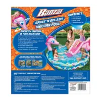 Banzai Spray N Splash 60 Unicorn Pool Kiddie Pool