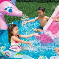 Banzai Spray N Splash 60 Unicorn Pool Kiddie Pool