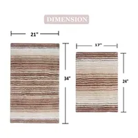 Home Weavers Inc Gradiation -pc. Quick Dry Bath Rug Set