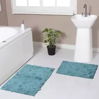 Home Weavers Inc Modesto -pc. Quick Dry Bath Rug Set