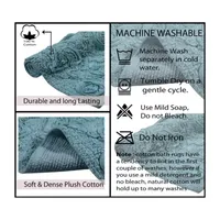 Home Weavers Inc Modesto -pc. Quick Dry Bath Rug Set